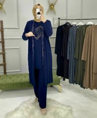 ÜÇLÜ SANDY BAYAN TESETTÜR TAKIM