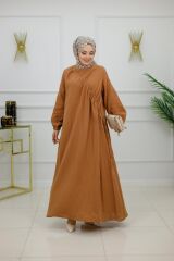 BANU MÜSLİN BÜZGÜLÜ ELBİSE