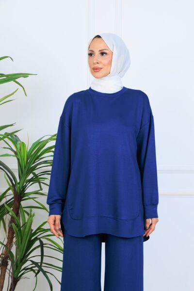 Nur Salaş Oversize Penye İkili Takım  Rahat Kalıp Tesettür Takım