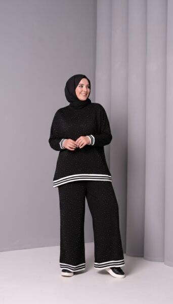 Liona Takım  Taş Detaylı Salaş Spor İkili Takım