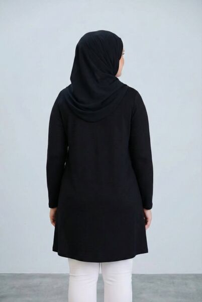 Narin Tunik  Asimetrik Detaylı Şık ve Rahat Kesim