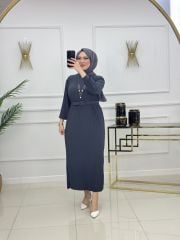 NAZLI PİLİSELİ ELBİSE