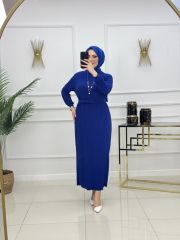 NAZLI PİLİSELİ ELBİSE